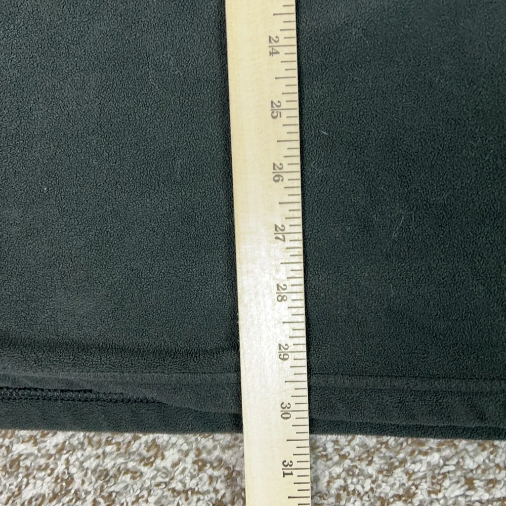 North Face Pullover Mens 2XL Black Fleece Quarter Zip Long Sleeve TKA 100 Hiking